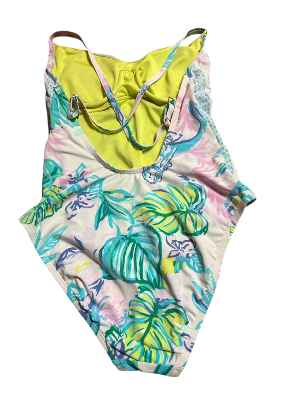 Lilly Pulitzer Women's 248814 Floral Azalea One-Piece Swimsuit Size 4 - Picture 7 of 8